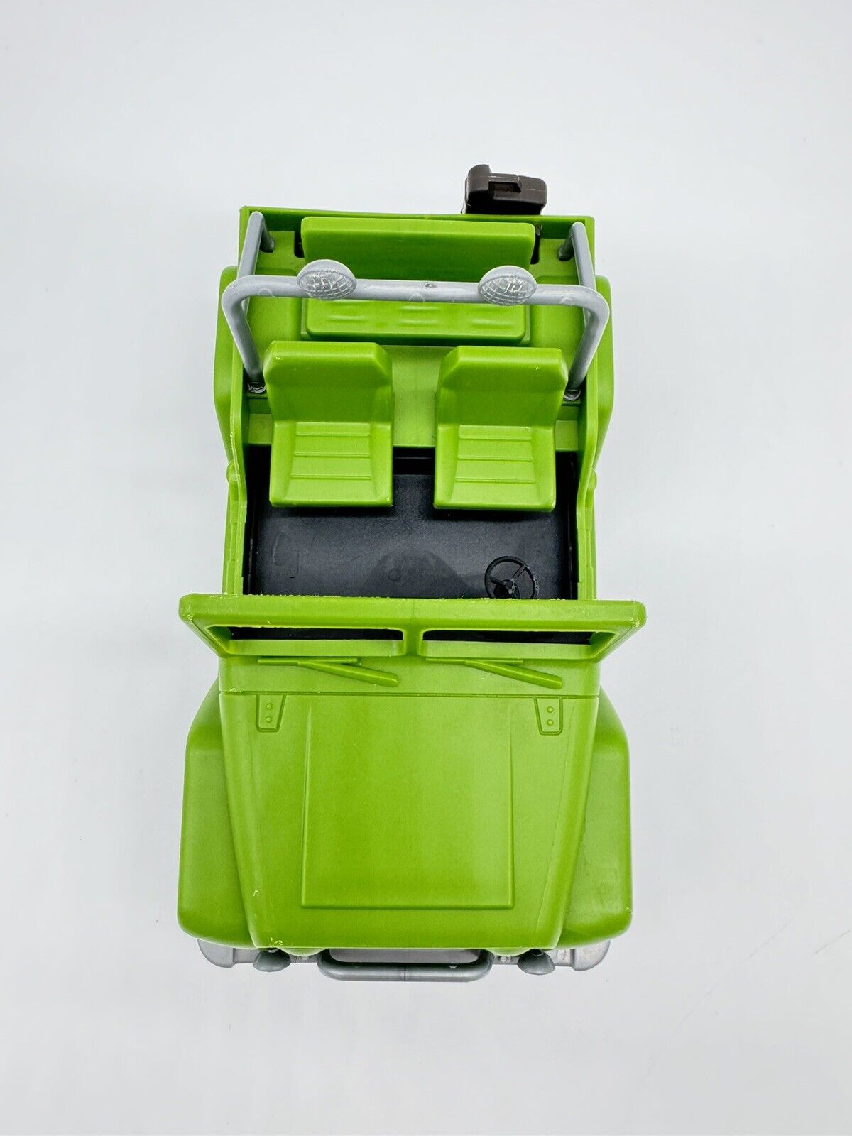 Rare JEEP Willy Wrangler Military Green In Color Toy all Plastic US Army 4x4