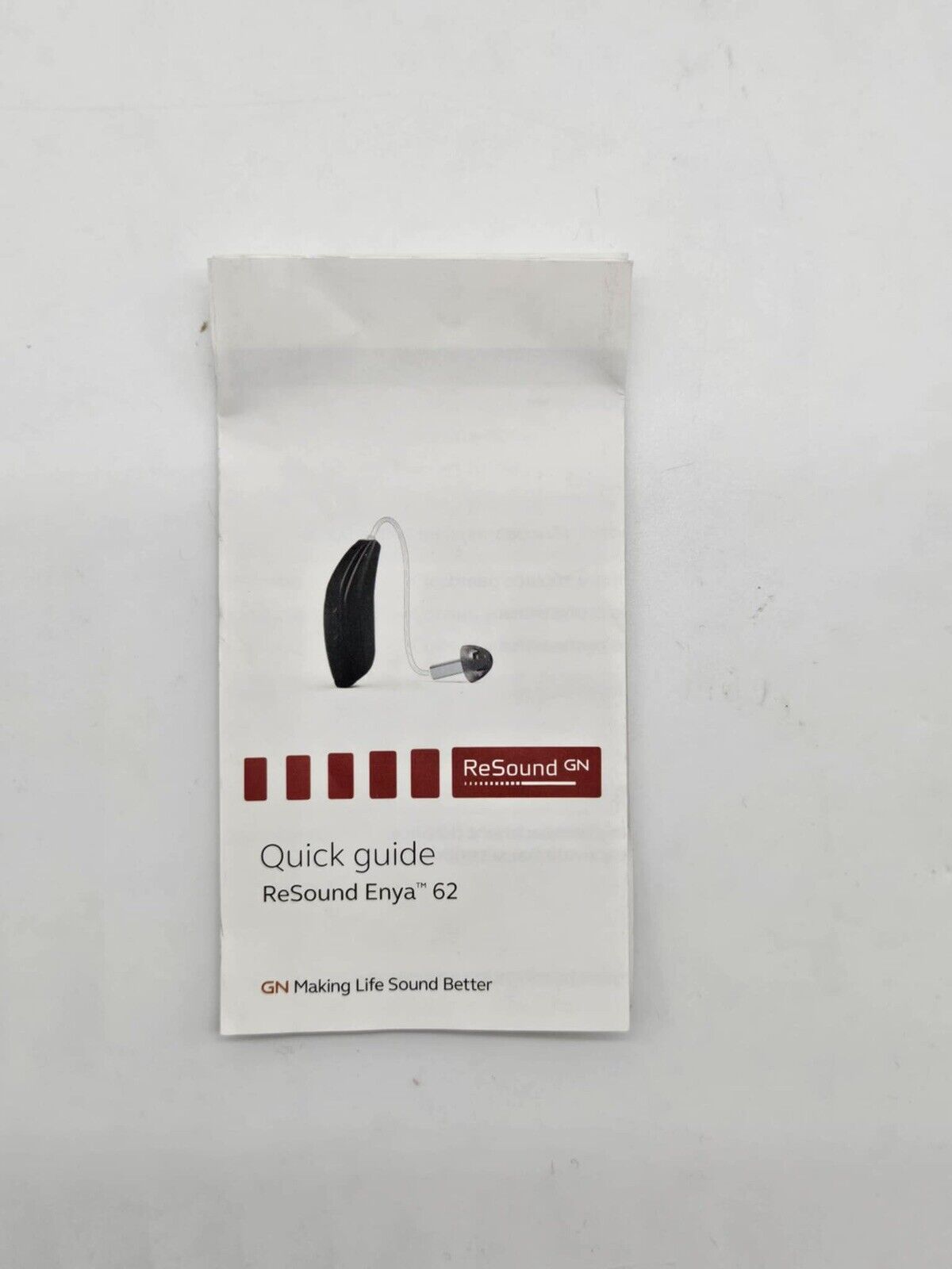 Genuine Resound GN Receiver-In-Ear Hearing Aids A/S ~ Lautrupbjerg 7 w/ Case