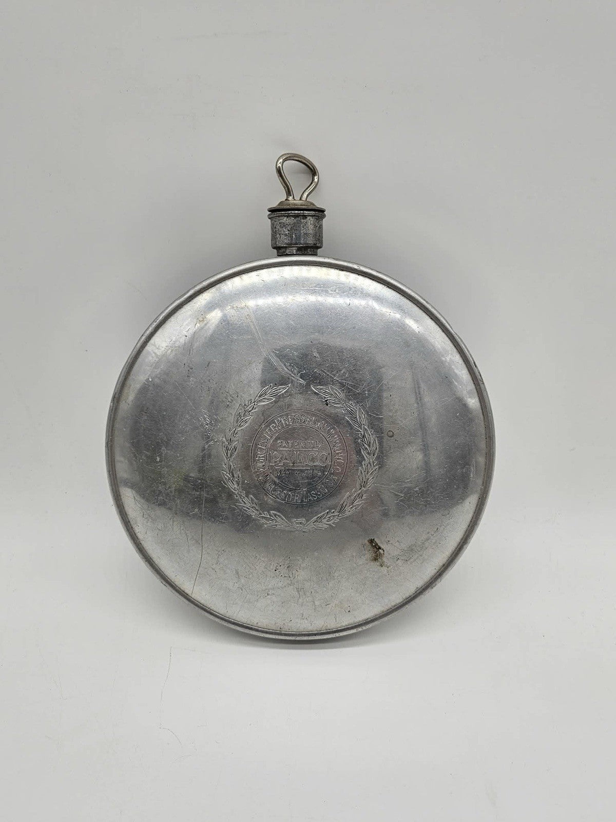 Antique PALCO Aluminum Canteen Worcester Mass. May 4 1915 Reenactors Scouts