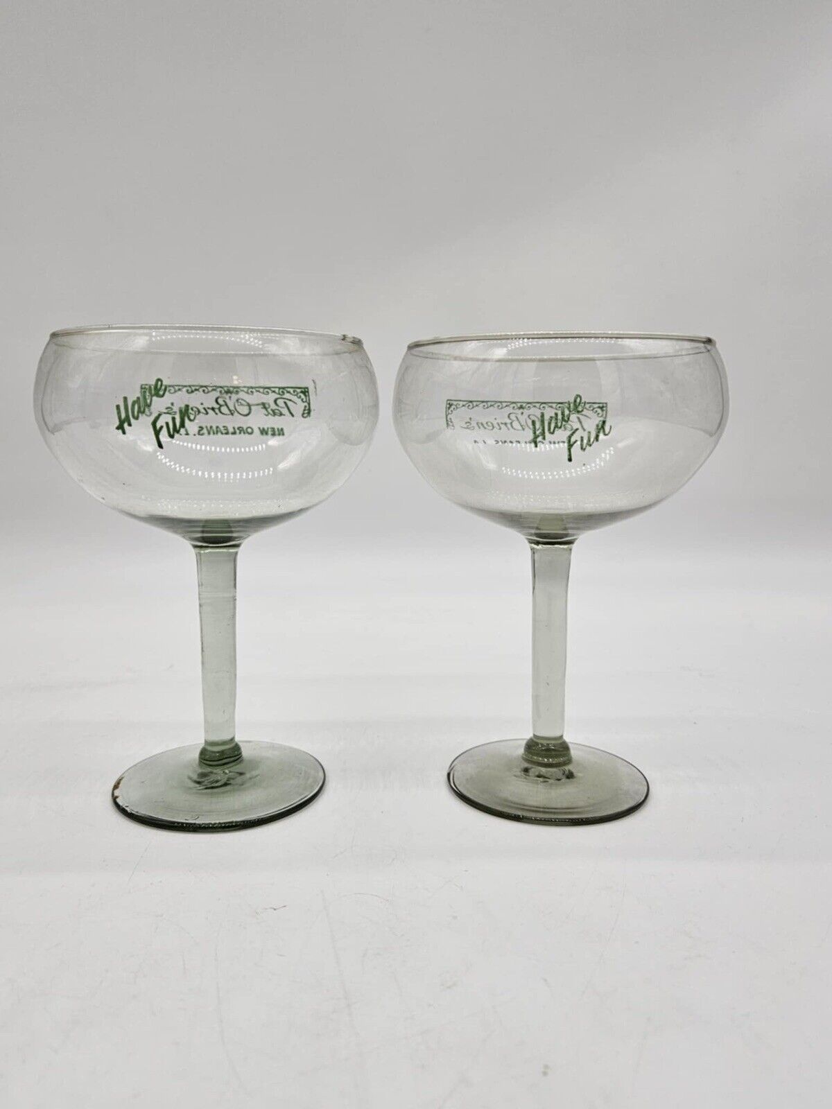 9 Vintage Pat O'Briens Hurricane, Shot, Brandy, Beer, Champagne Barware Set