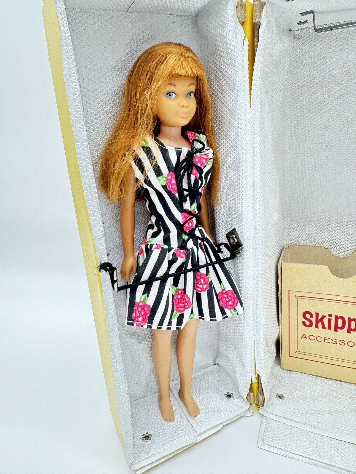 Vintage 1963 Skipper Barbie Doll Mattel with Carrying Case