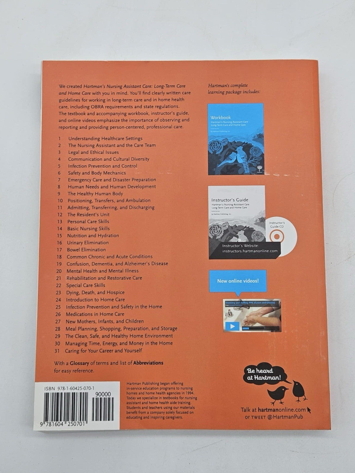 Hartman's Nursing Assistant Care: Long-Term Care and Home Health, 3e