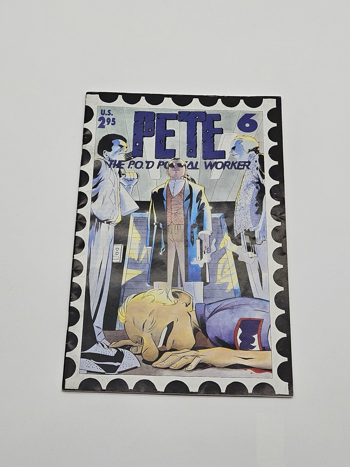 PETE the P.O.'d POSTAL WORKER #6, NM+, Mail, Guns, Insane, going, 1998