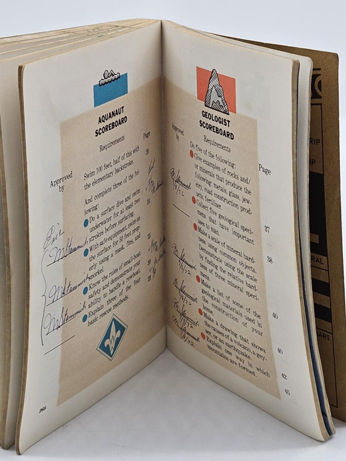 VINTAGE - BOY SCOUTS OF AMERICA "WEBELOS SCOUT BOOK"  1967