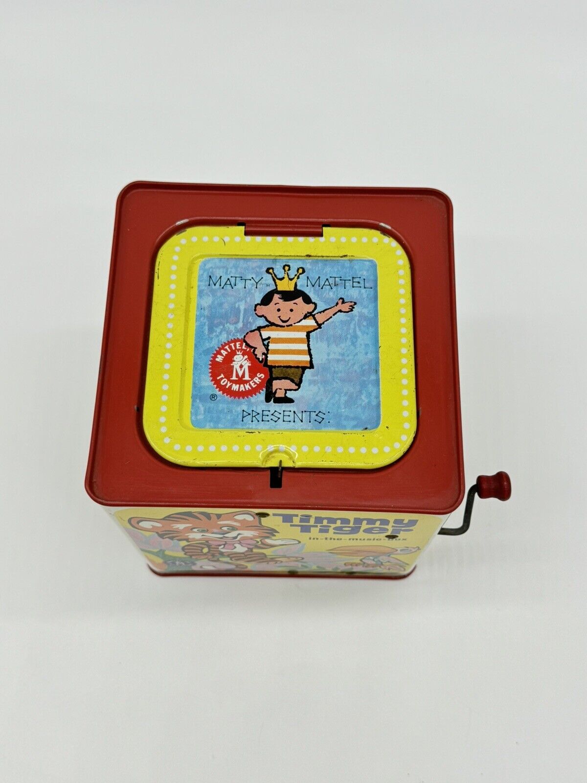 Timmy Tiger Music Box Matty Mattel Vintage 60's ~ EXCELLENT CONDITION!