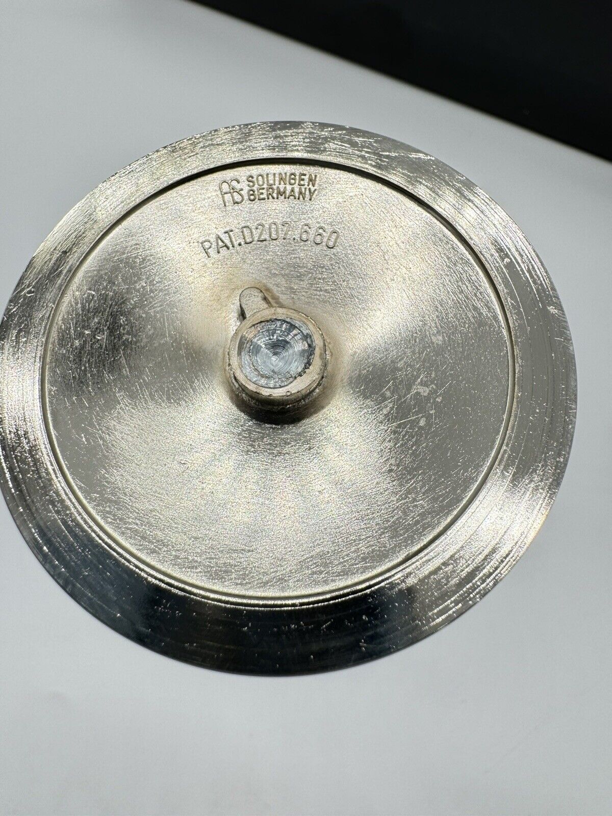 Arthur Salm AS Solingen Germany Candlestick  Holder 6” Tapered MCM Metal NIB