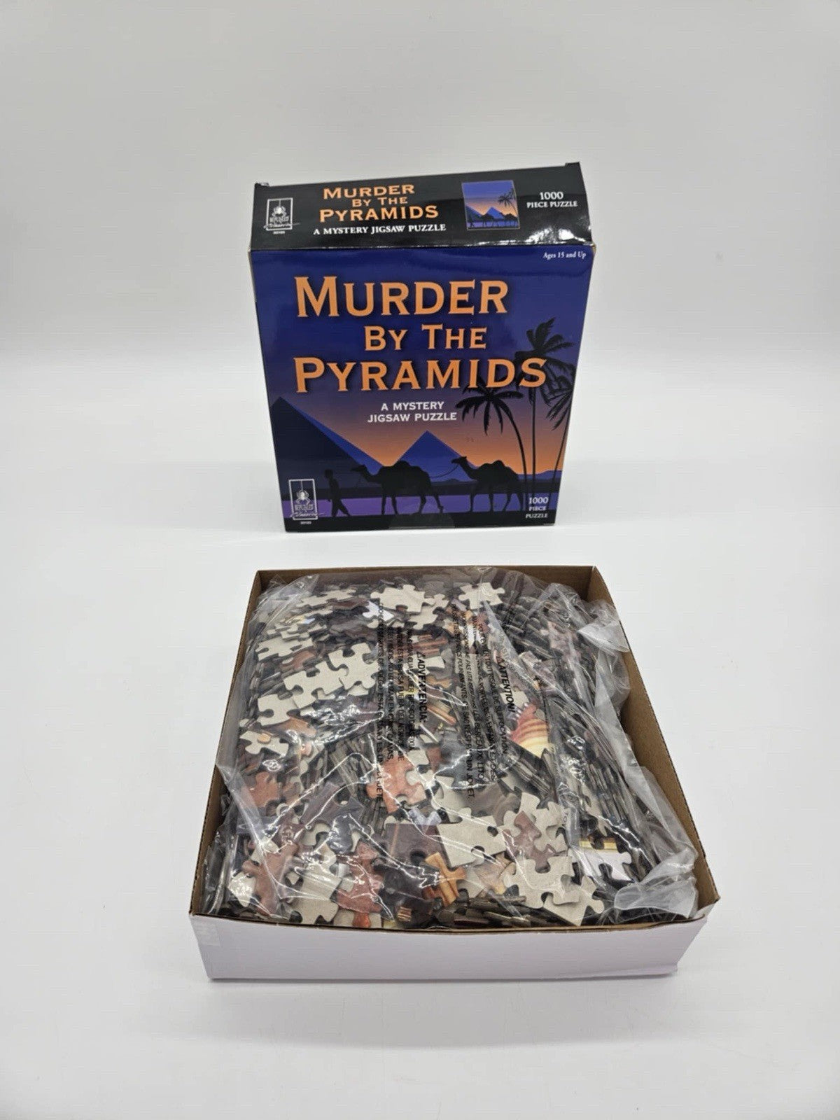 Jigsaw Puzzle 1000Pieces 23"x29" Murder Mystery- Murder on the Ni ~ NEW