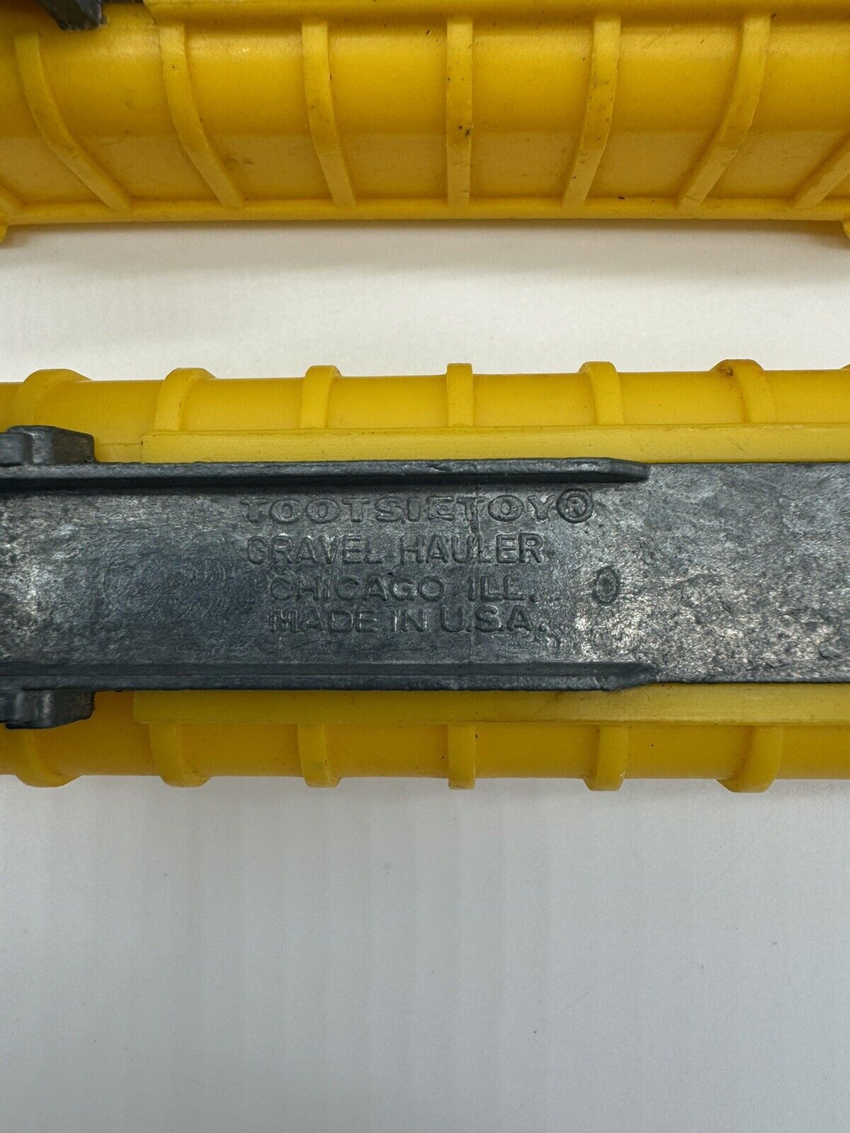 Lot of 2 Tootsie Toy Yellow Semi Trailers