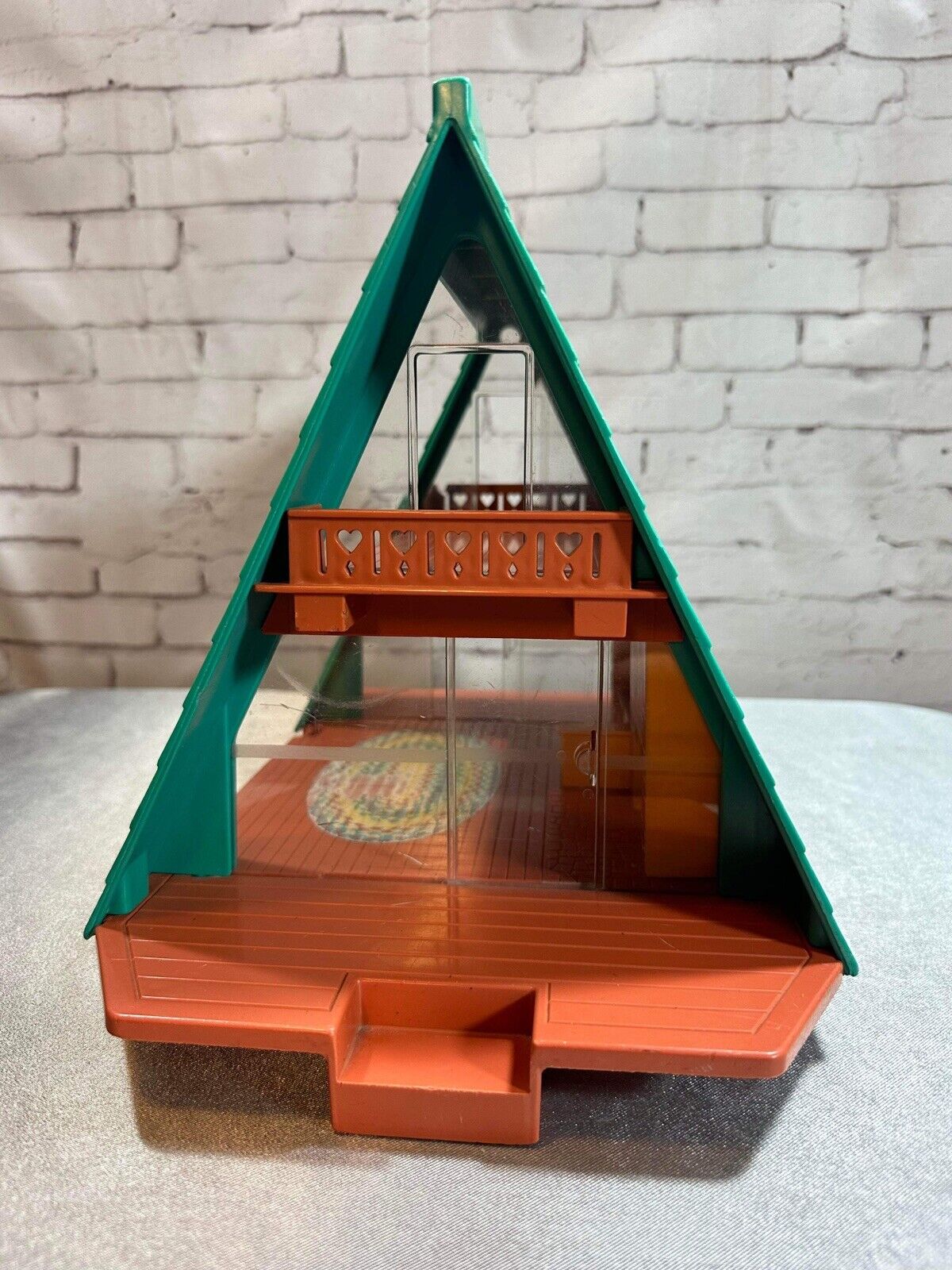 Fisher Price Play Family Little People 990 A Frame Chalet House 1974