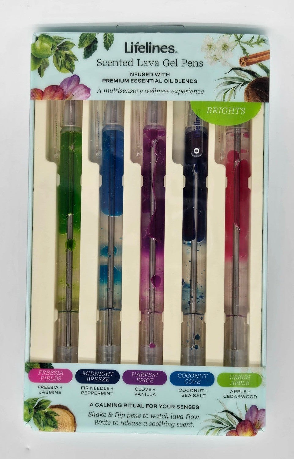 Lifelines Scented Lava Pen Set - Classic 5 Pack Classics