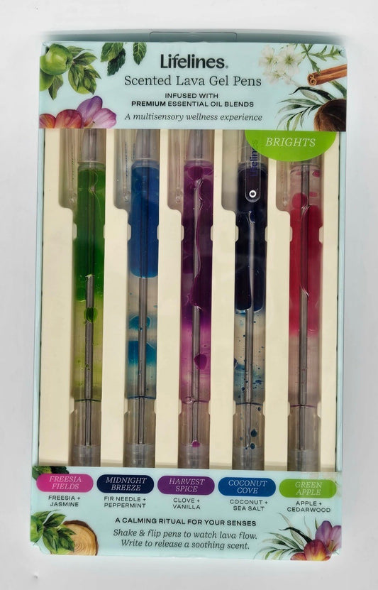 Lifelines Scented Lava Pen Set - Classic 5 Pack Classics