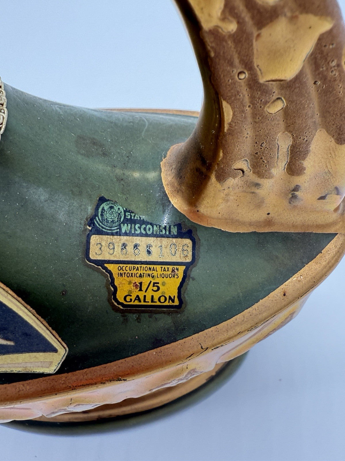 Vintage Ceramic Jim Beam Aladdin Lamp Whiskey Decanter EMPTY 1967