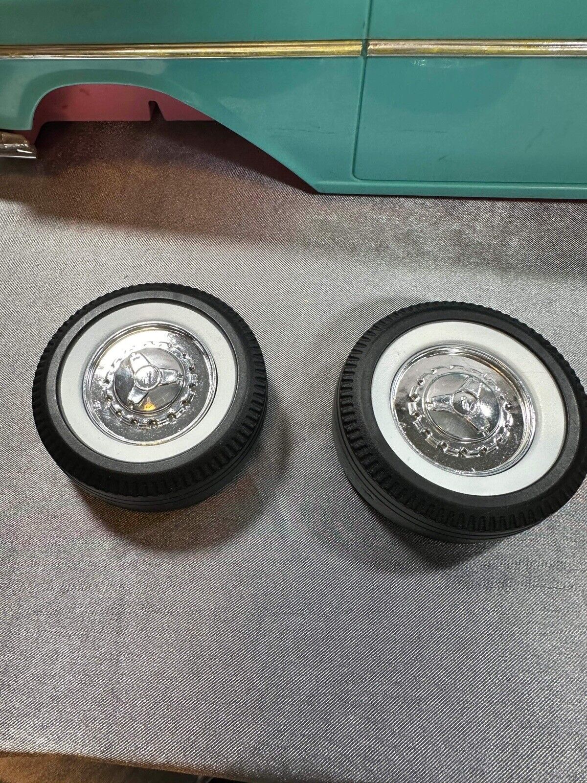 Barbie 57 Chevy Bel Air Convertible Car Turquoise Pink Vintage 1988 *FOR PARTS*