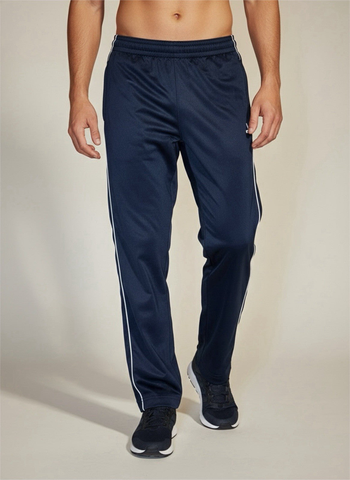Tek Gear Men’s MEDIUM ATHLETIC TRACK/Tennis Pants Blue - Pre-owned/ Used