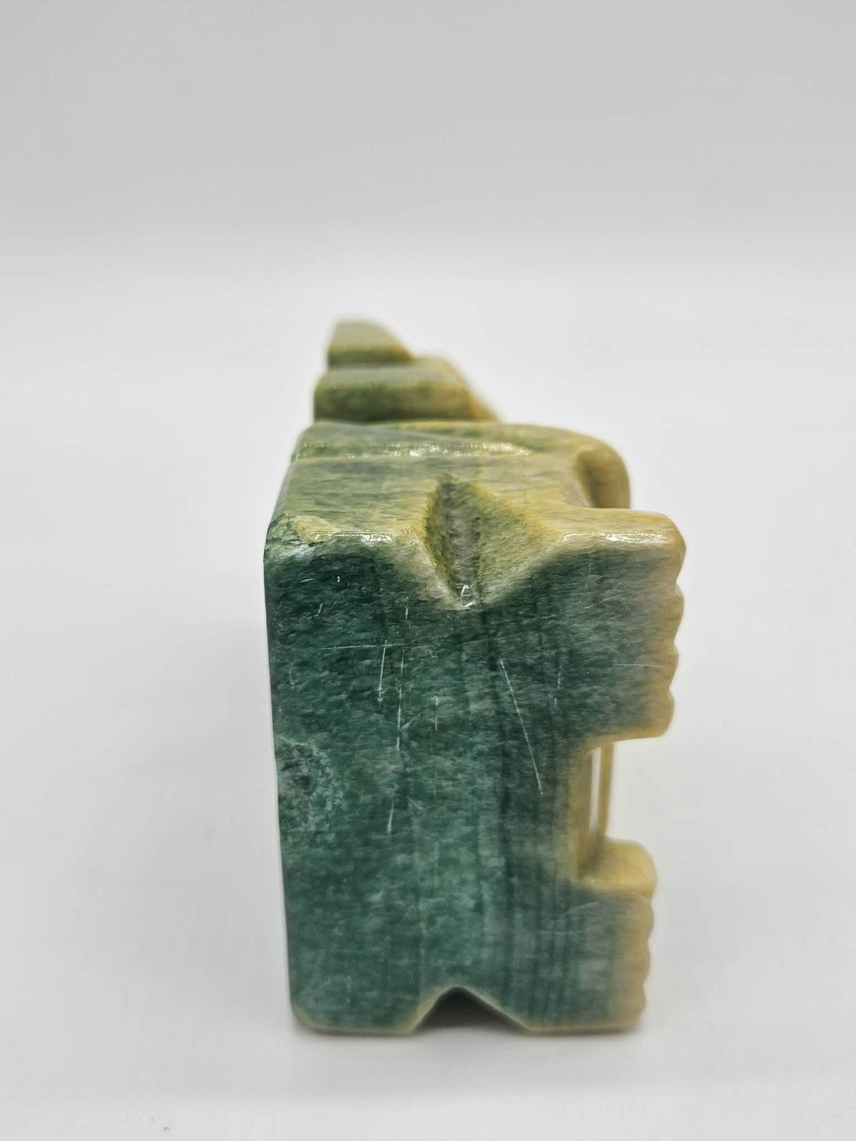 Vintage Carved Stone Mayan Aztec Tiki Idol Marble 2.75" Figurine Mesoamerican B9
