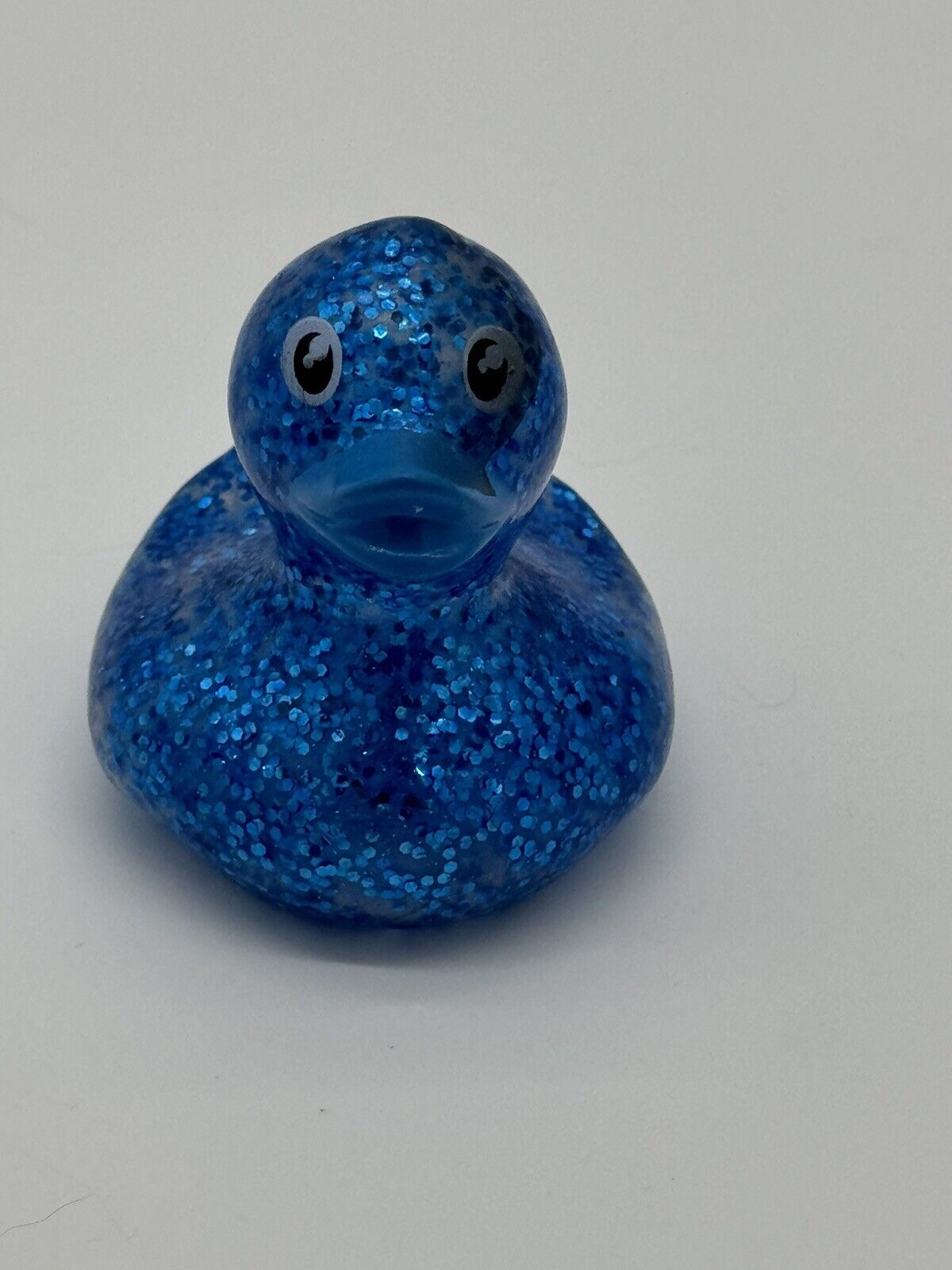 Lot of 7 Glittery Rubber Ducks Novelty Toys