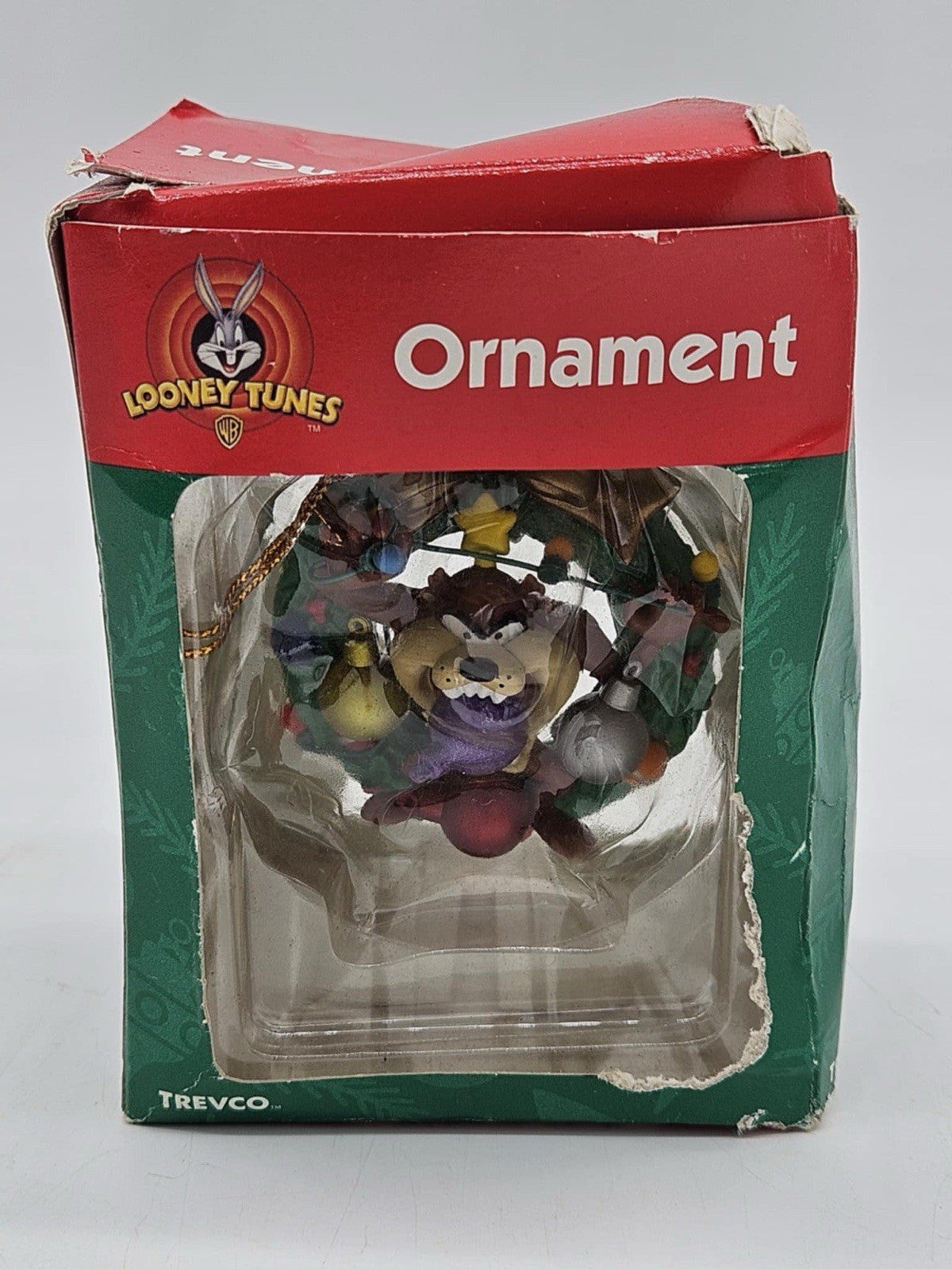 Vintage 1998 Matrix Looney Tunes Taz Tazmanian Devil Christmas Ornament