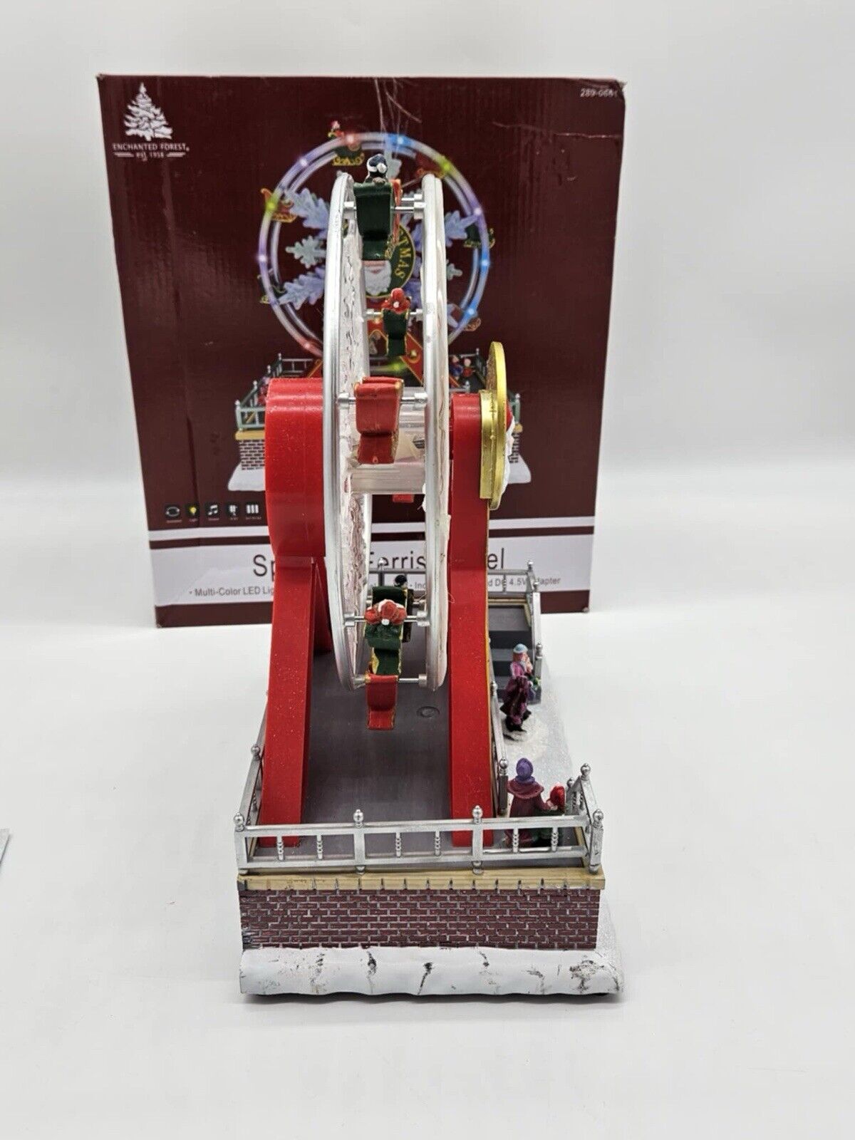 Christmas Enchanted Forest Santa Ferris Wheel Village Light-Up Carnival Ride
