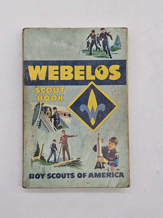 VINTAGE - BOY SCOUTS OF AMERICA "WEBELOS SCOUT BOOK"  1967