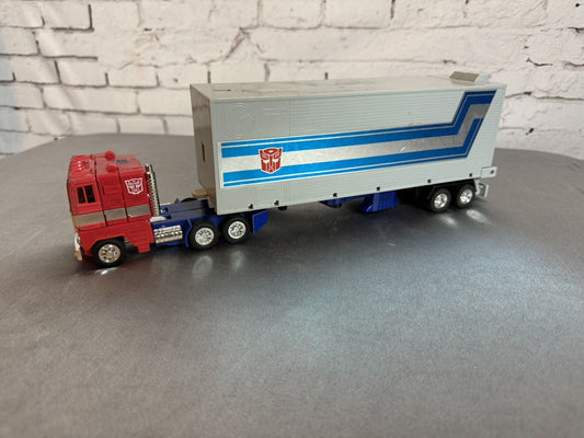 Vintage Transformers G2 1992 Rare Gray Trailer Optimus Prime - Incomplete VTY