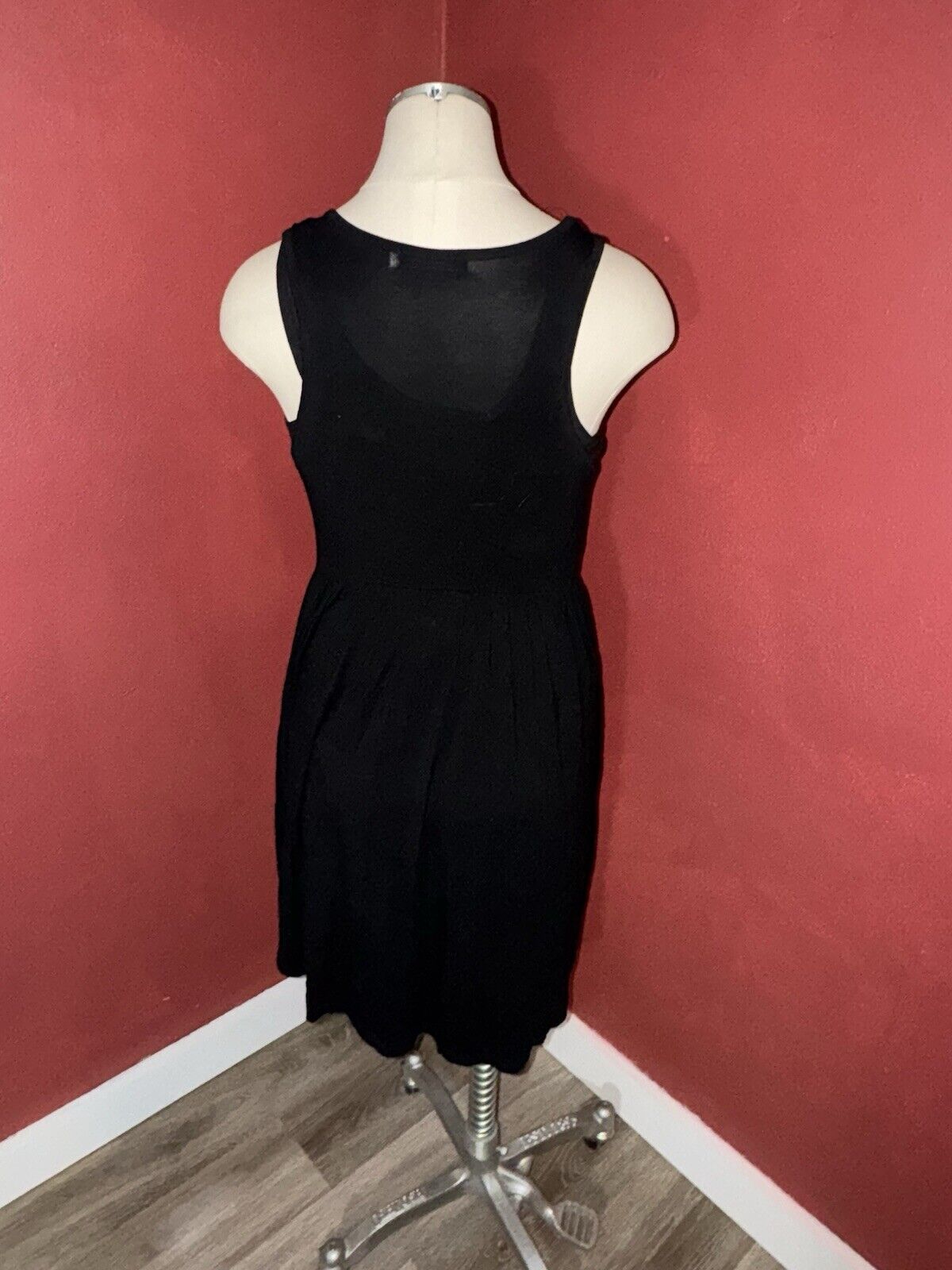 Vepku! Women's Sleeveless Tank Dress w/Pockets Size S - Black