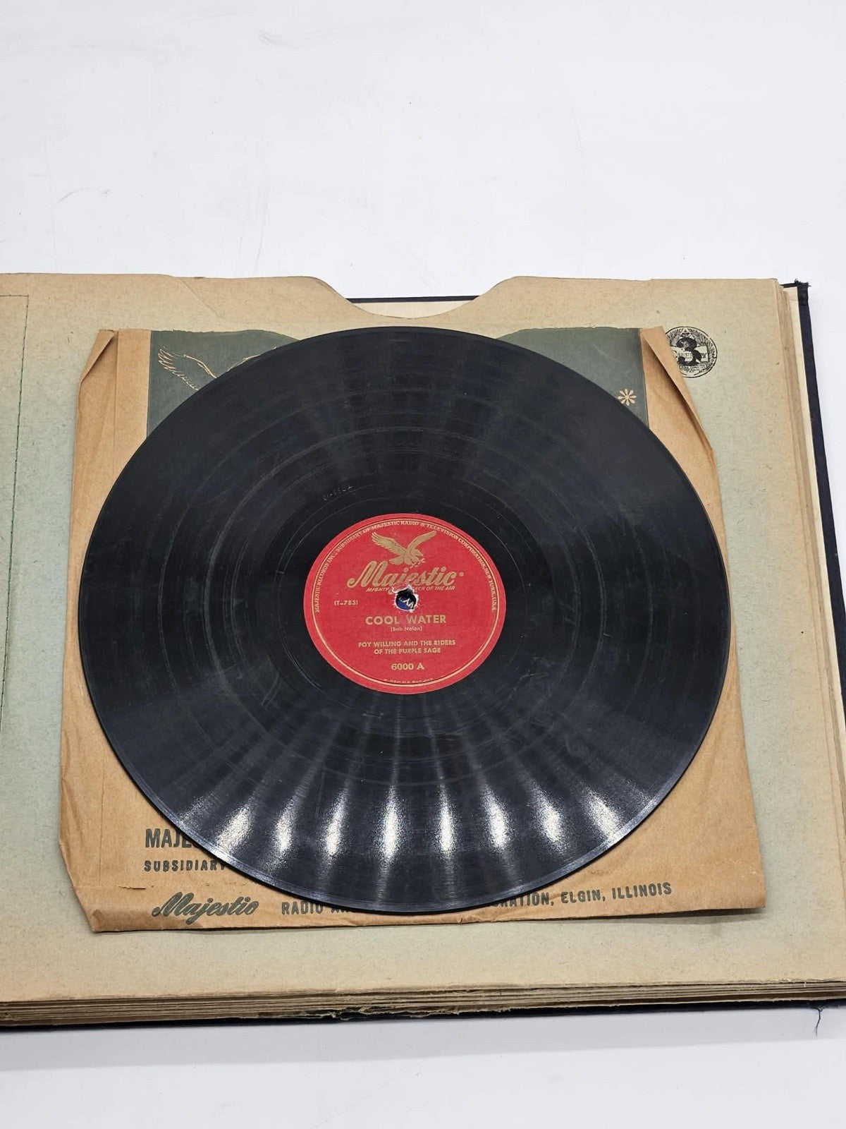 Antique 78 RPM Record Album w Victor Decca Vocalion Pathé Grey Gull & Inserts