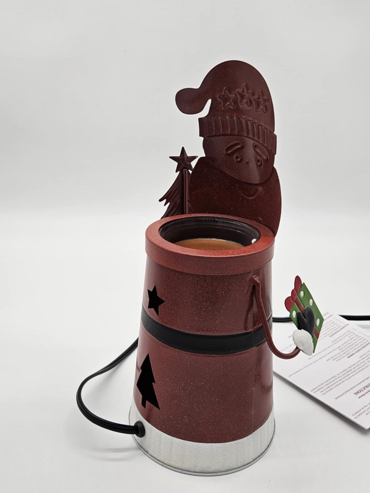 Scentsy Christmas Claus 2021 Retired Wax Warmer Holiday Santa Tree