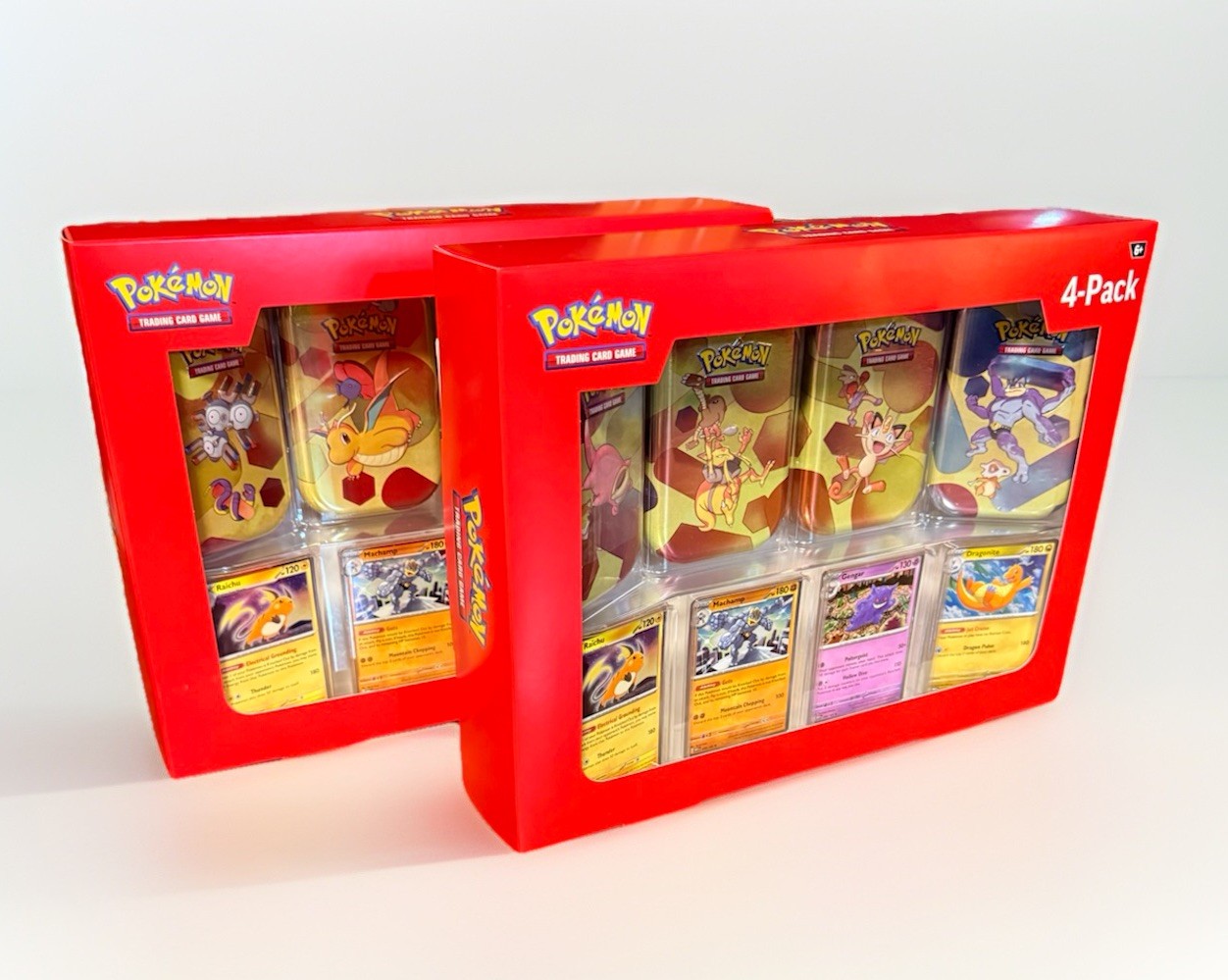 Set Of 2 Sam’s Club Pokémon Scarlet & Violet 151 Mini Tin 4-Packs - 8 Tins Total