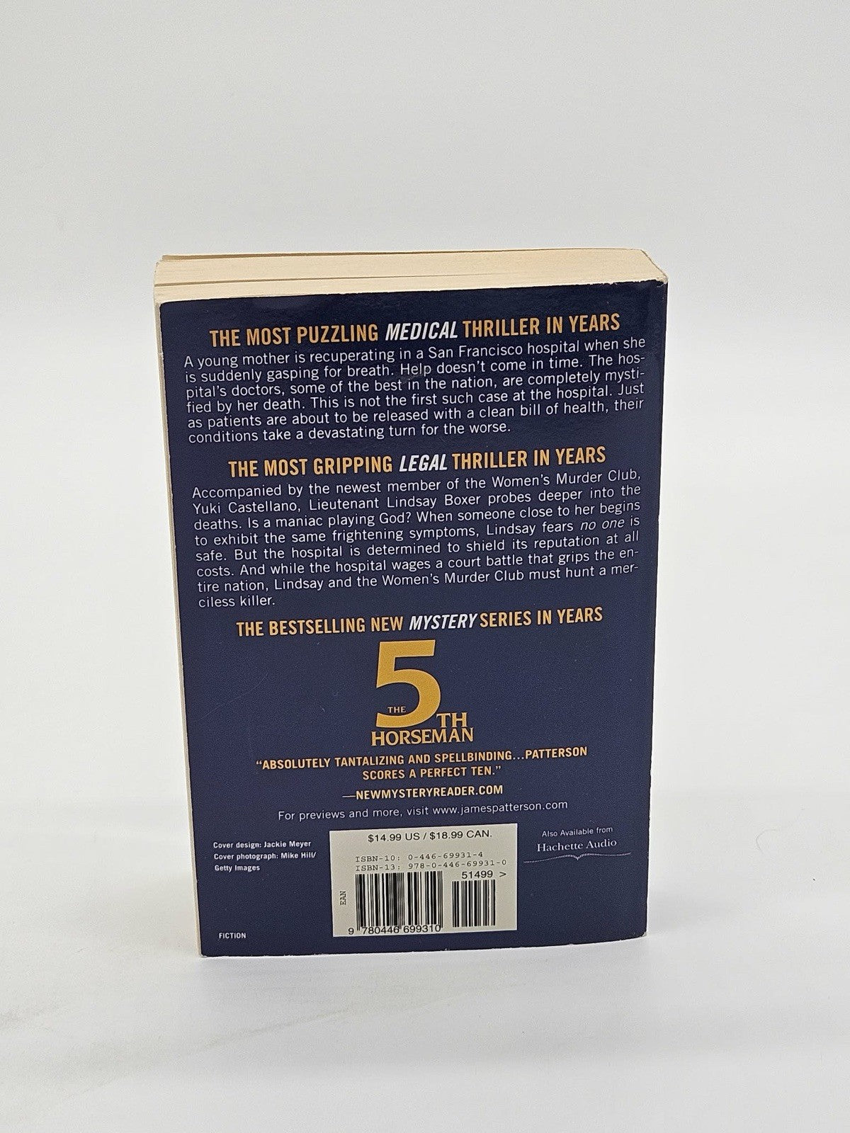 The 5th Horseman; A Women's Murder Club Thr- paperback, Patterson, 9780446699310