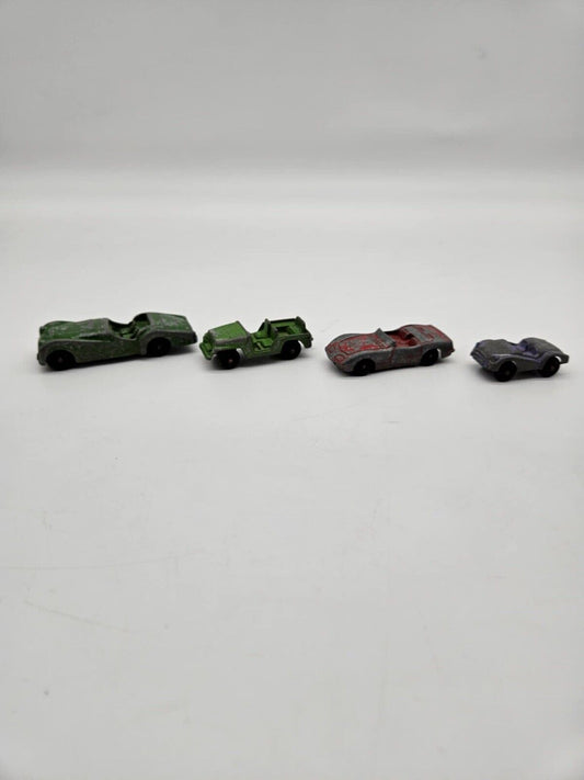 Lot of 4 Vintage Diecast Toy Cars