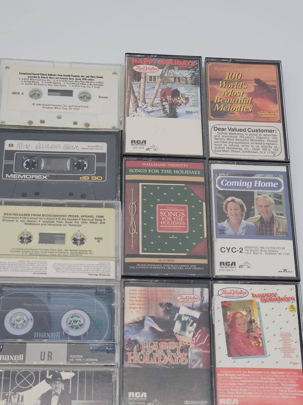 Random Lot of Vintage Cassette Tapes