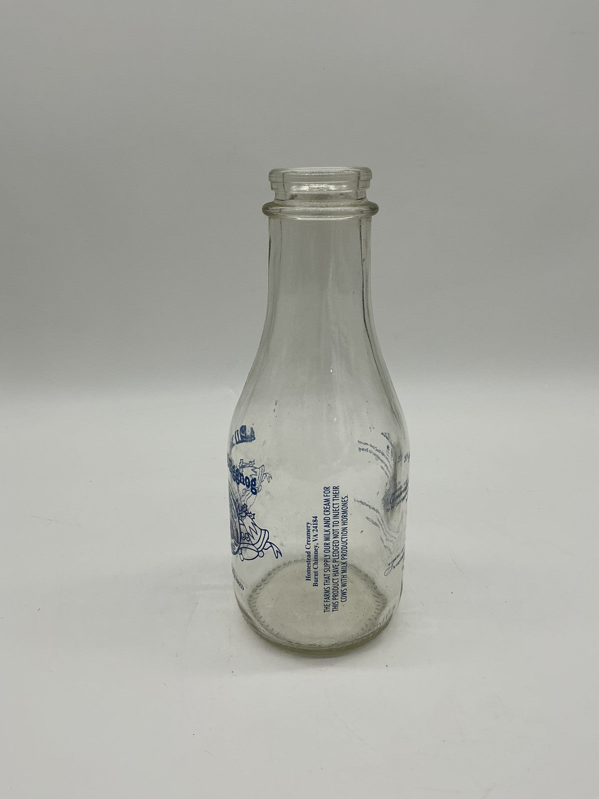 Milk Bottle - Homestead Creamery, Special Edition , Eggnog 32 Oz.