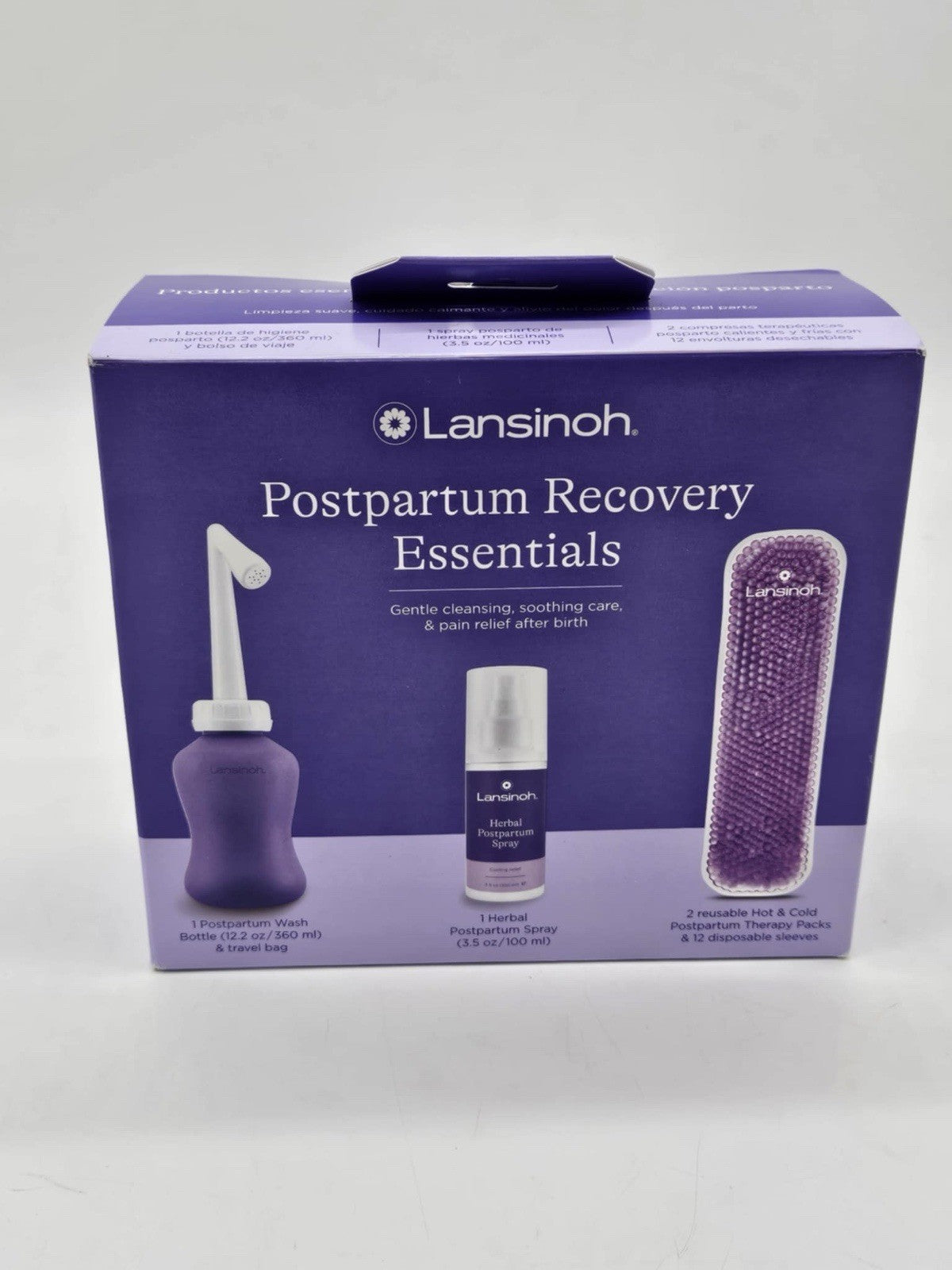 Lansinoh Postpartum Essentials Recovery Bundle, Postpartum Care Kit