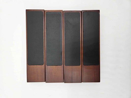 Set of 4 Walnut Beer Taps - With Optional Chalk Finish - Flat Top