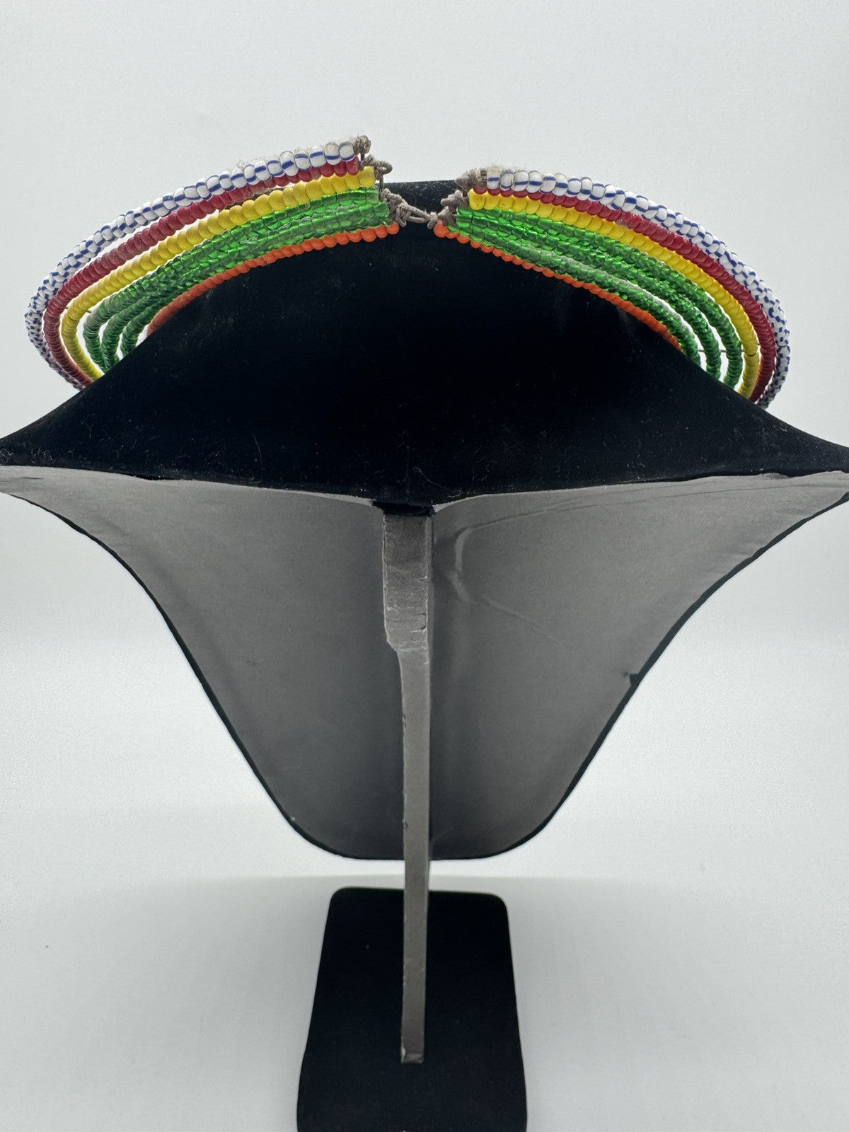 Tanzanian Maasai BEADED Tribal Jewelry 7 Strand Wire Collar Necklace Adult