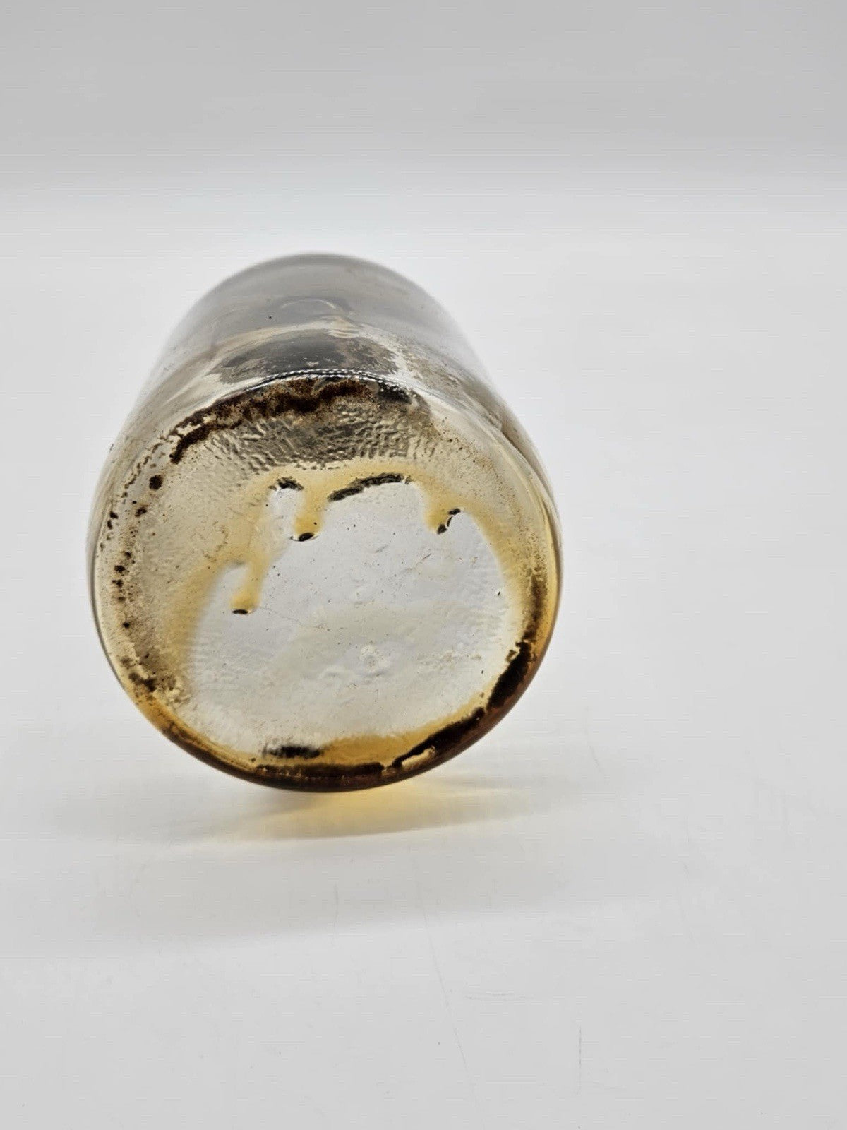 Original Duraglas 1 qt oil jar coiled metal spout petrolina automotive