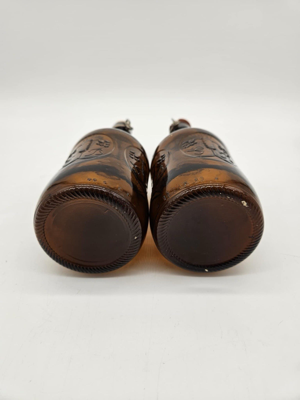 Vintage Grolsch Beer Bottle Amber Glass Porcelain Swing Top