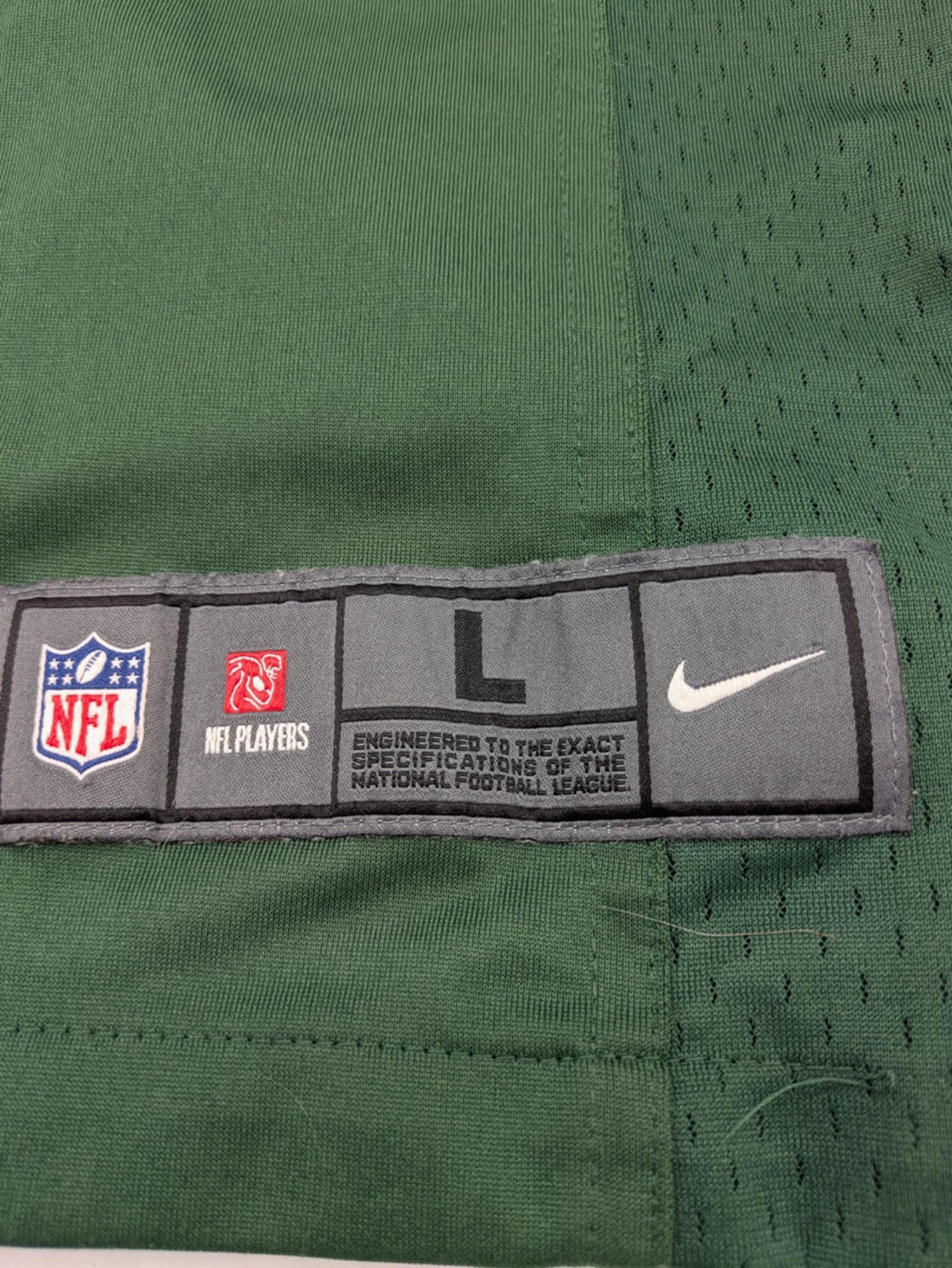 Nike Aaron Rodgers Green Bay Packers Game Day Jersey Green Size Large