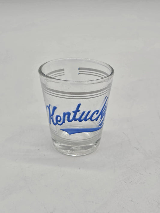 Vintage Kentucky 2 oz Shot Glass Frosted