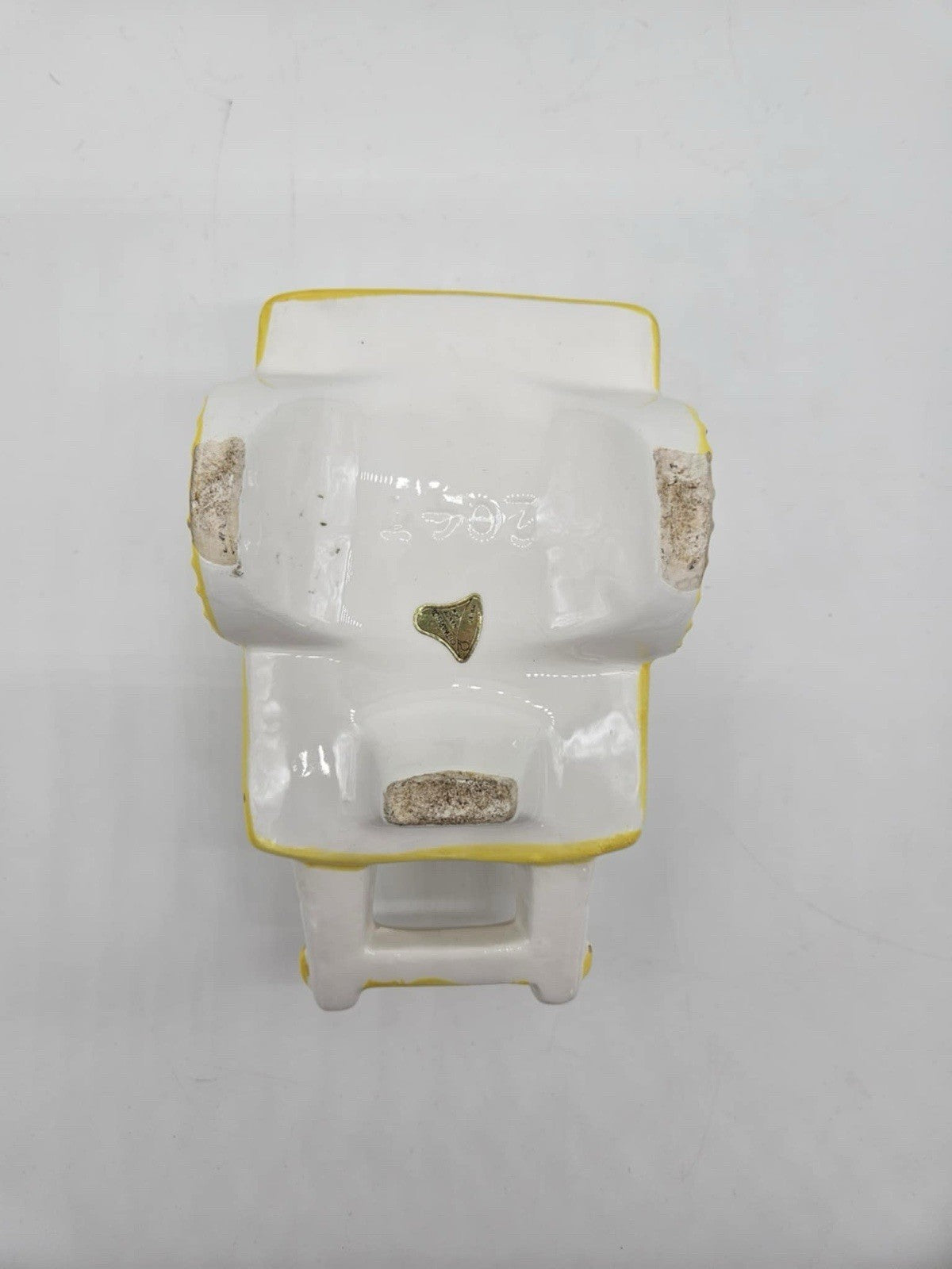 Vintage Ceramic Donkey Cart Cactus & Flower Planter Hand Painted & Glazed