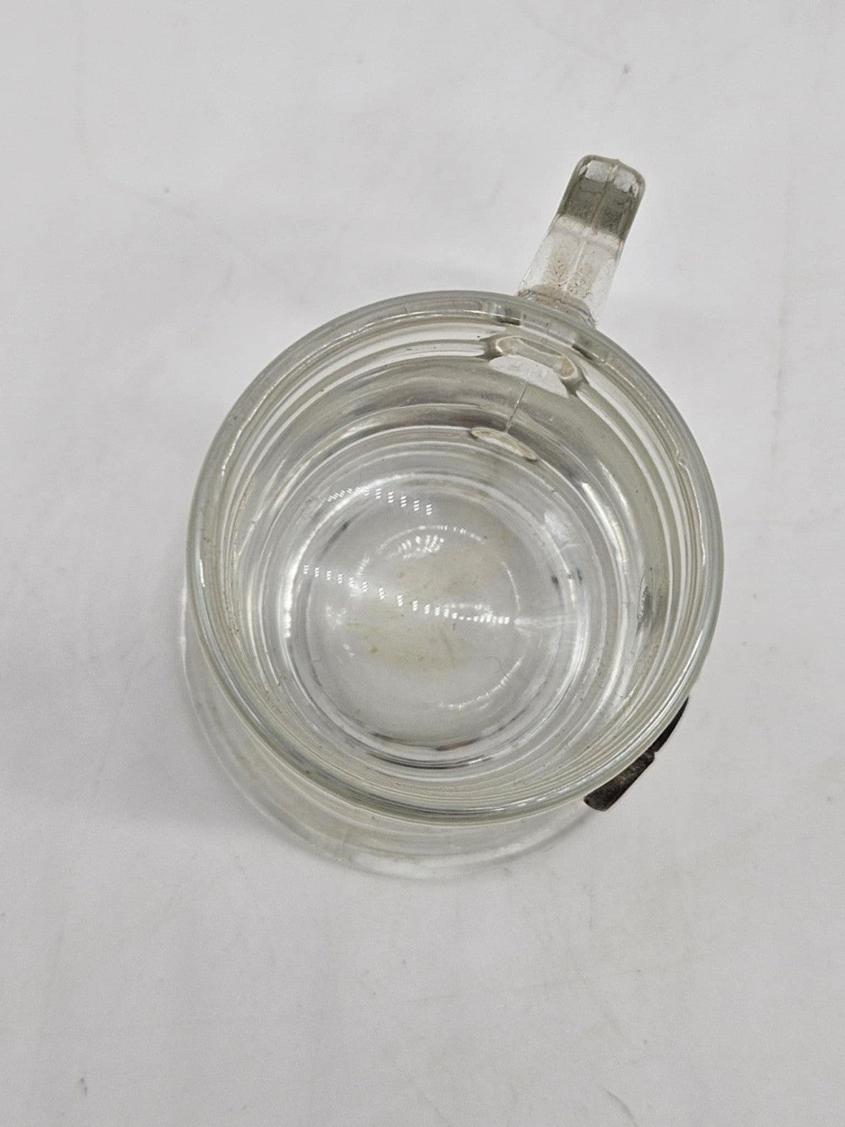 Vintage Souvenir Clear Glass Shot Glass w/ Pewter “Cody”