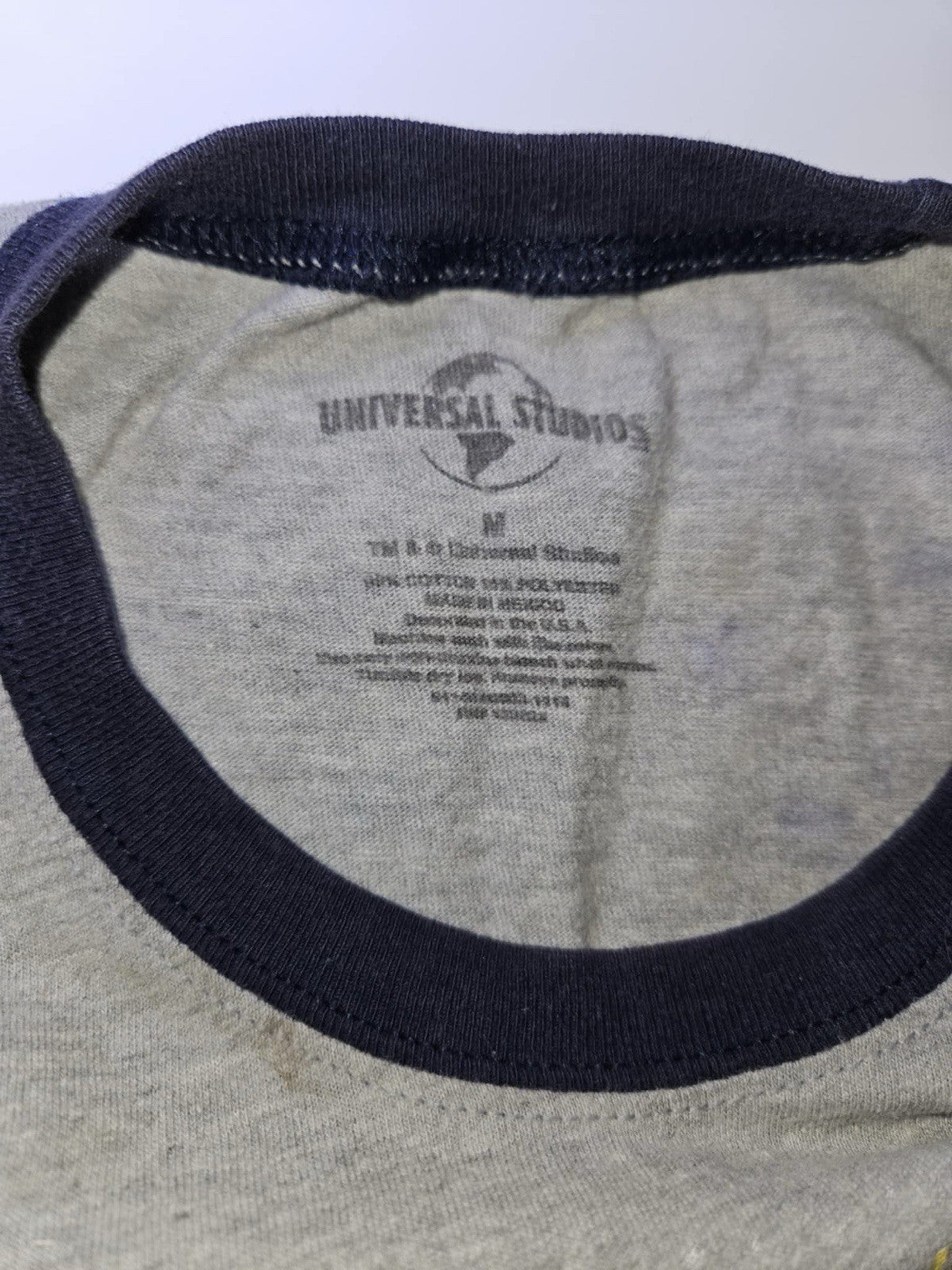 Universal Orlando Resort - Gray Shirt With Black Trim - M