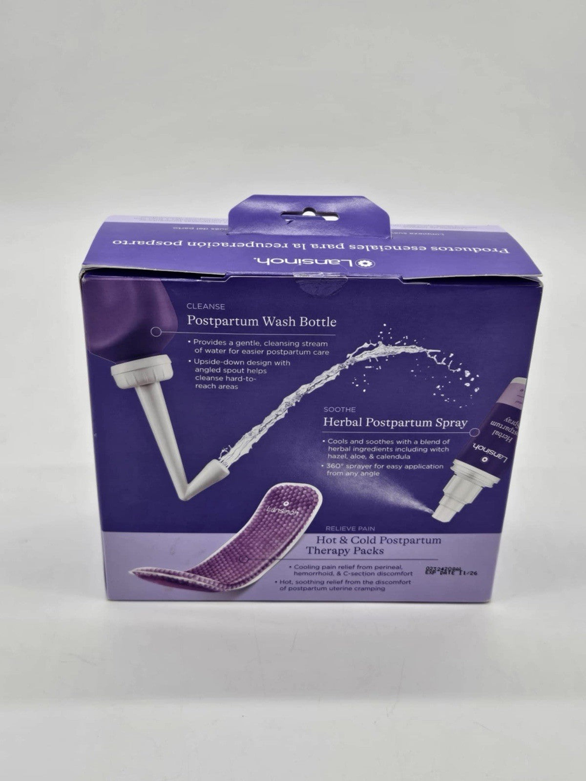 Lansinoh Postpartum Essentials Recovery Bundle, Postpartum Care Kit