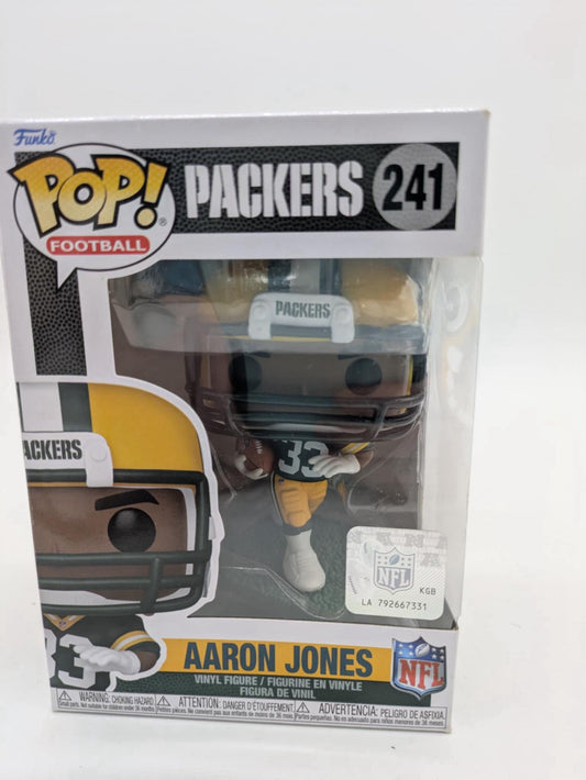 NFL Aaron Jones #241 Green Bay Packers Wave 11 Pop Vinyl Figure by Funko
