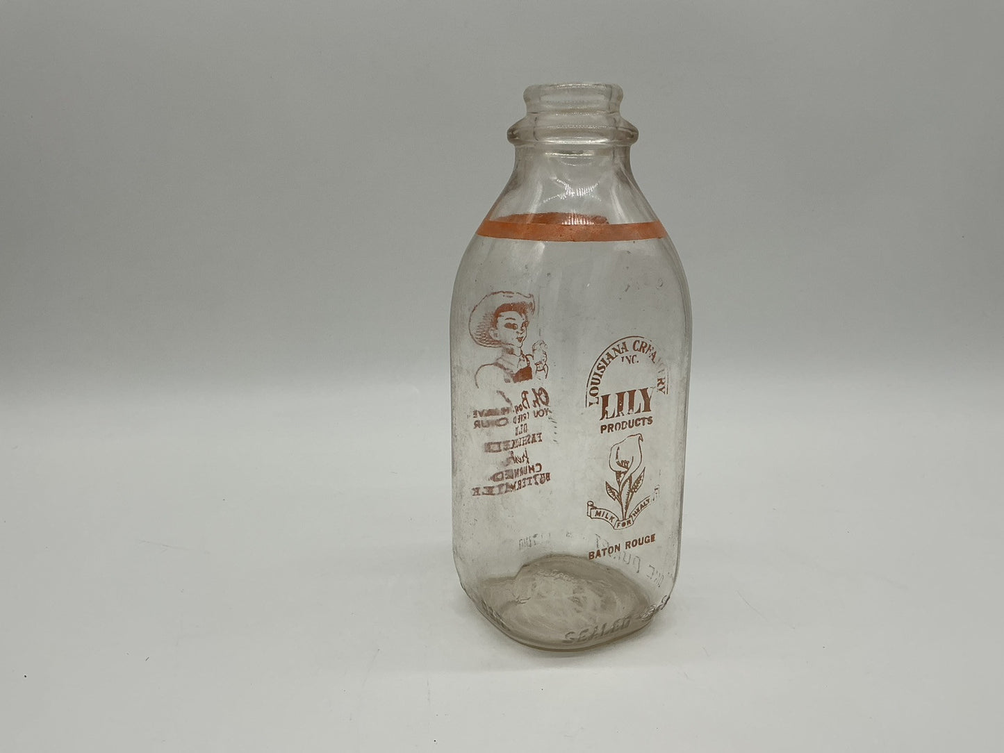 Vintage Durling Farms Milk Bottle “Old Fashioned Fresh Churned Buttermilk"