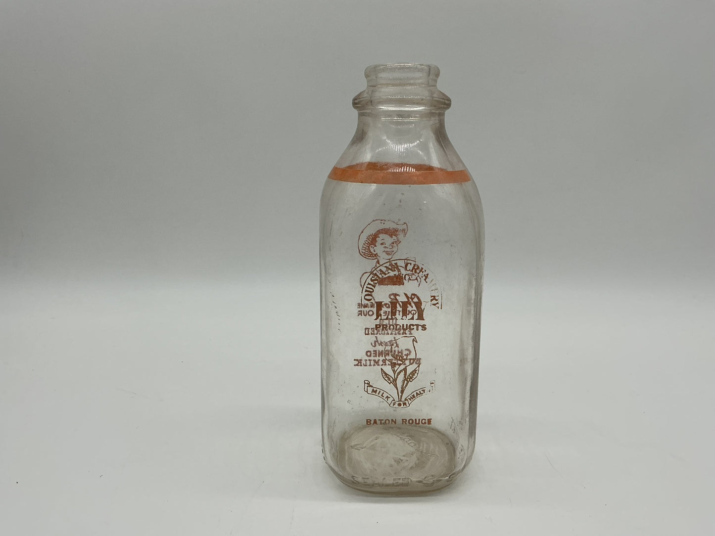 Vintage Durling Farms Milk Bottle “Old Fashioned Fresh Churned Buttermilk"