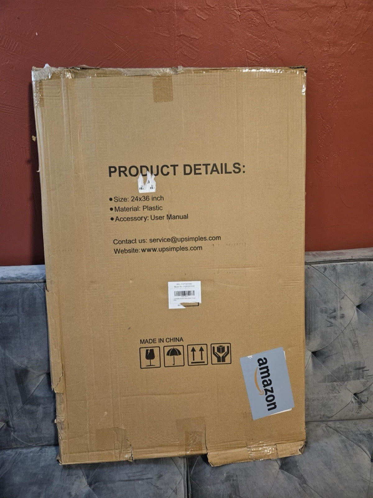 Upsimples Upsimples 24x36 Poster Frames Black 3-Pack, 24 X 36 Photo Frame