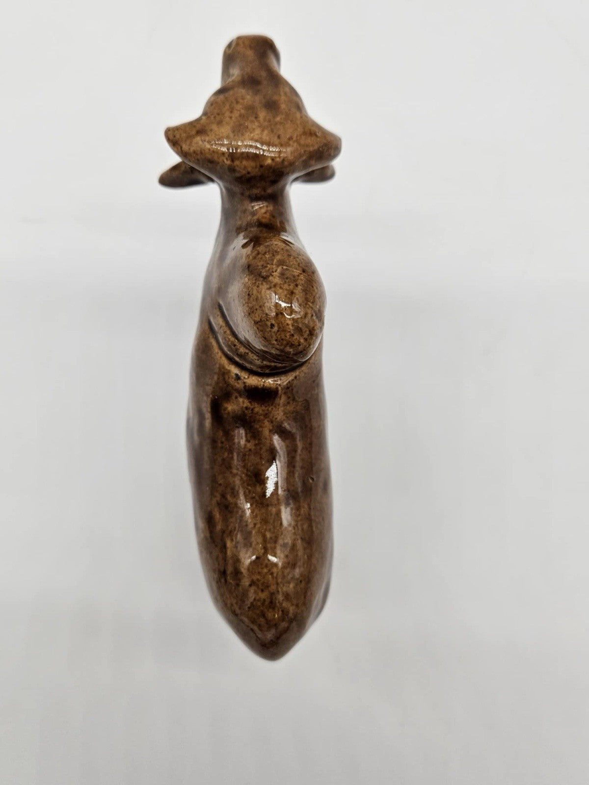 Vintage Chinese Pottery Bull Figure