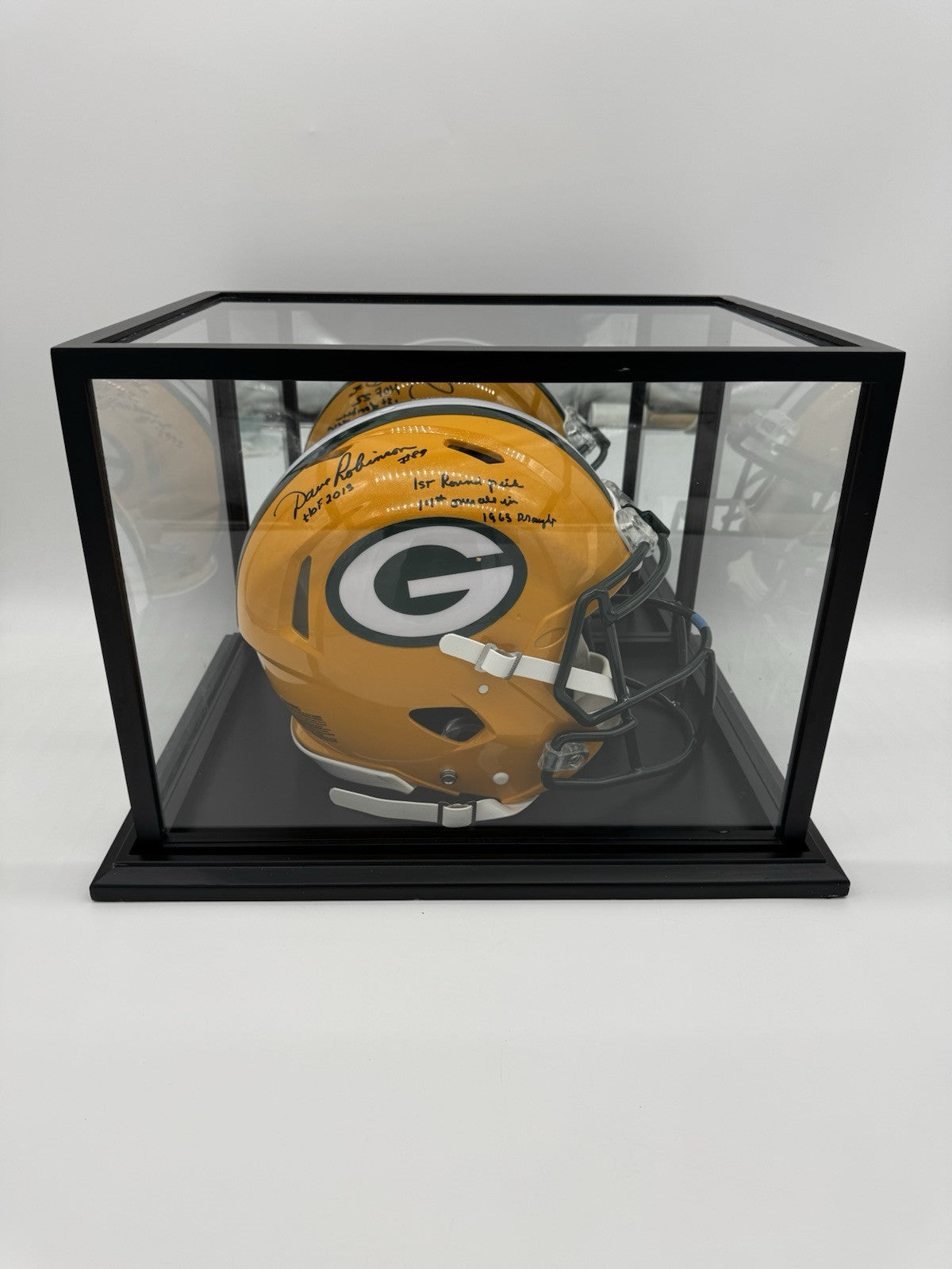 Packers Custom Signed Butler & Robinson F/S AUTHENTIC Speed Helmet AUTO ~ JSA