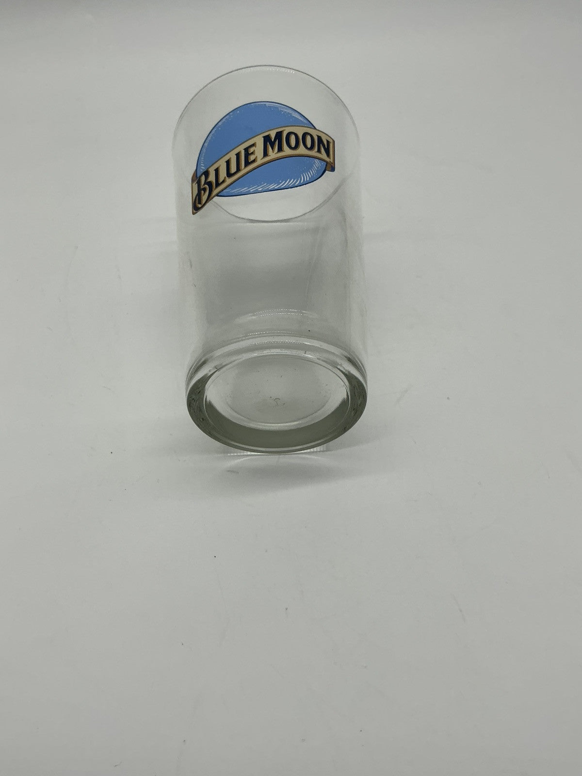Blue Moon Logo Beer Glass Slightly Unusual Ales Miller Coors Belgian Style Wheat